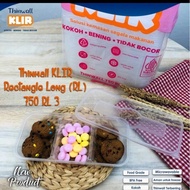 Thinwall rectangular partition size rl 1, rl 1a, rl 1b, rl 1c and rl 3 heat and cold resistant mater