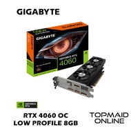 GIGABYTE RTX 4060 OC 8GB GDDR6 128BIT LOW PROFILE GRAPHIC CARD ( GV-N4060OC-8GL )