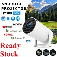 Smart Projector HY300 wireless 4K HD WiFi Smart LCD LED Portable Mini Android Projector For Home & O