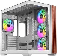 Thermaltake View 380 WS ARGB; Mid Tower Chassis; Side Wood Trim; 4x120mm ARGB Lite Fans Included; 41