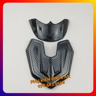 Bộ ốp mỏ đuôi dè xe AB 160 125 năm 2023 2024 inox carbon titan 7 màu chỉ mũi chắn bùn trước sau Airb