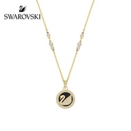 ของแท้ Swarovski Д หนังหงส์รักหงส์สง่างามจี้อารมณ์กระดูกไหปลาร้าโซ่สร้างสรรค์สร้อยคอระดับไฮเอนด์แฟนของขวัญหรูหราผู้หญิงแฟชั่นเครื่องประดับ