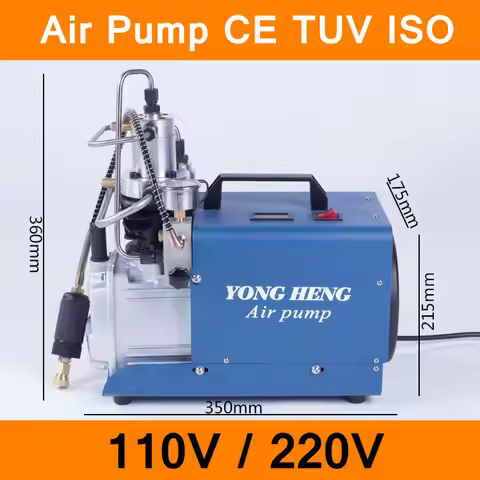 High Pressure Air Pump 110V 220V 300BAR 30MPA 4500PSI Electric Air Compressor for Pneumatic Airgun S