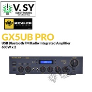 Original 2024 Kevler GX UB PRO Series 300W 600W 800W x 2 USB Bluetooth FM Radio Integrated Videoke A