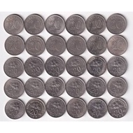 20 Sen Malaysia Coin 1967 to 2011