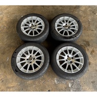 Original Enkei Tuning SC03 JDM sport Rim Japan 15 inch 4H 100pcd 6.5JJ ET38 Honda Jazz Toyota Vios U