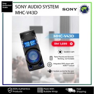 SONY HOME AUDIO SYSTEM MHC-V43D