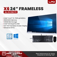 LPO Hailan X6 All in One PC Intel Core i5-7500 3.40Ghz 8GB DDR4 120GB SSD Intel HD 630 24" FHD Frame