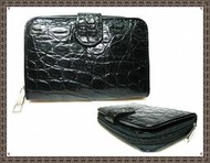 **精選泰國珍珠魚 / 鱷魚皮件精品店**鱷魚皮夾 / 中夾(拉鏈包)系列(57)**淡水鱷腹部皮 / 保証真品**