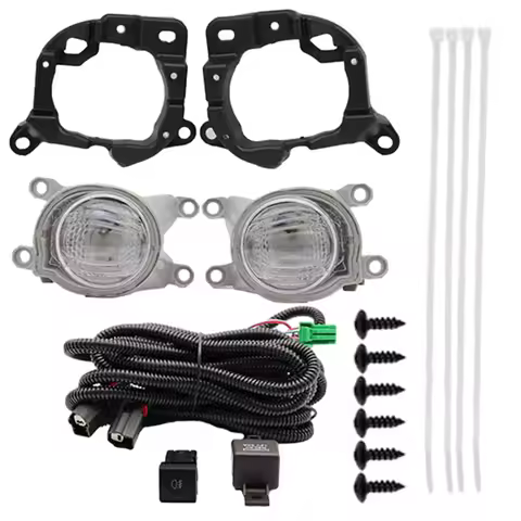 16pcs LED Bumper Fog Light W/ Switch Pair With Switch For Toyota Venza 2021 2022 2023 2024 812101224