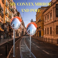 2M & 2.5M POLE SUITABLE FOR CONVEX MIRROR 45CM / 60CM / 80CM /100CM