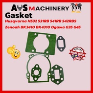 Gasket Set Husqvarna H532 531RB 541RB 542RBS Zenoah BK3410 BK4310 Brush Cutter Mesin Rumput