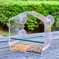 [COD] Bird Feeder Indoor Durable Food Container Pet Supplies Myna Acrylic Bird House