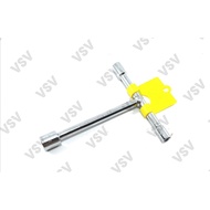 Hasston T-Socket Wrench 8-10-12mm 1780-125 T-Socket Wrench 8mm 10mm 12mm