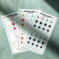 [ smol.things.studio ] 1 Sheet Unique Element Sticker