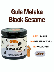 S'more Gula Melaka Black Sesame spread 200g (Vegan friendly, No oil added, Muslim Friendly, lohas, p