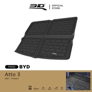 3D Mats พรมปูพื้นรถยนต์ BYD ATTO 3 2022-2024 พรมกันลื่น พรมกันนํ้า พรมรถยนต์