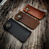 💯 Genuine Leather | Long Wallet Men like Redmoon Dompet Kulit Lelaki Card Holder Purse Crazy Horse C