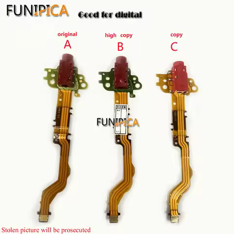 Mic Jack A7 III Cable MIC A7R III Microphone Flex For Sony ILCE-7M3 A7III A7M3 Camera Repair Parts
