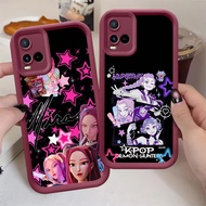Wine Red Case for VIVO Y21e Y21a Y33t Y33s Y02a Y21 Y02t Y02 Y21s Z-13 Kpop Demon Hunter