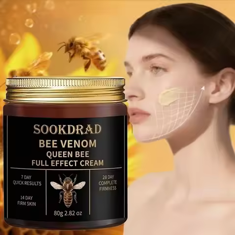 Bee Venom Queen Bee Cream,80g/2.82oz,daily body care,firm skin,all skin types,quick results