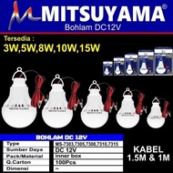 Mitsuyama MS-73xDC 3-15 Watt 12V Emergency DC Battery LED Bulb