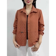 winter jacket woman winter coat Jaket musim bunga dan musim luruh ibu 2024 jaket atas nipis baru lon