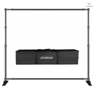 Andoer 2.7 * 3.4 Meters/8.9 * 11.2ft Studio Photography Background Support System Aluminum Alloy Bac