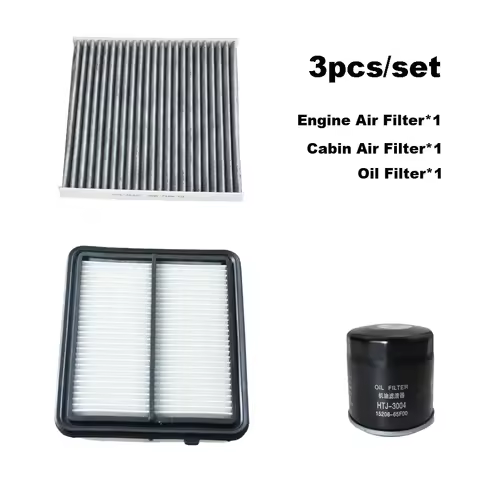 3pcs Filter Set For NISSAN KICKS P15 1.5L 2017 2018 2019 2020 2021 AC Cabin Engine Air Oil Filter Ki