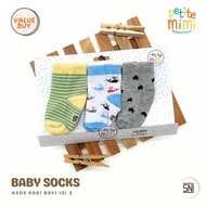 Petite Mimi Essentials Socks - Unisex Baby Socks - Newborn Baby Socks 0-3 Months