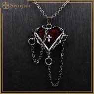 Siyuyan Gothic Cross Heart - Fashion Pendant for Women, Special Accessories