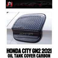 Honda city gn2 2020-2021 Oil fuel Tank Cover Gas Tank Cover (Carbon Fiber / Chrome)