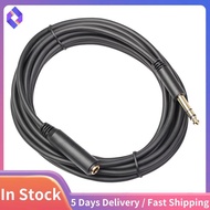 1/4 TRS 6.35MM Male to 6.35MM Female Stereo Extension Cable Gold Plated Headphone Extension Cable Co
