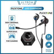 PLEXTONE G50 Gaming Earphone Earbuds Noise Reduction Double Vibration PS4 XBox Samsung S22 Xiaomi He