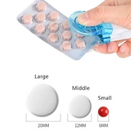 【SG STOCK]Portable Pill Taker Remover Medicine storage box anti pollution pill tablet crusher for personal health care