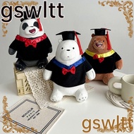 GSWLTT Plush Toys, We Bare Bears Graduation Season Dr. Cap Panda Doll, Gifts Grizzly 27cm Bare Bear Peluche Toy Panda Plushies