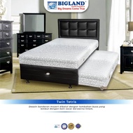 PROMO! Bigland Twin Tetris Springbed 2-in-1 FULL SET Kasur Sorong