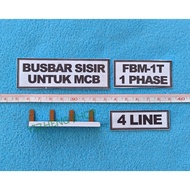 BUSBAR COMB 1P 63A FBM-1T (2-8 LINE)