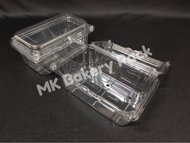 BENXON BX-500-85H - Fruit & Veggie Tray with Lock (50pcs±) Disposable Plastic Clear Food Box /BX500