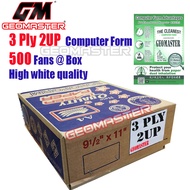 3ply 2up Computer Form , Computer Form 3Ply2up (500fans) Invoice Paper