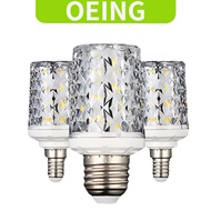 OEING 2024 New Super Bright Led Light Bulb, Crystal Light Bulb, E27, E14, White Light, Warm Light, N