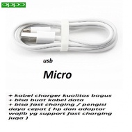 Usb micro charger cable oppo a17 (CPH2477) - a17k (CPH2471)