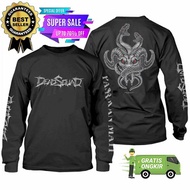 kaos Burgerkill putih//kaos metal lengan panjang//kaos distro pria