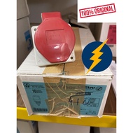 WALTHER 410 SOCKET, PANEL MOUNT, 400V, 3P+N+E WAY