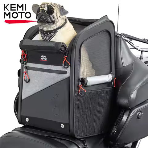 Motorcycle Dog/Cat Carrier Bags Portable Load Capacity 44L Folding Dog Carrier Backpack for Street G