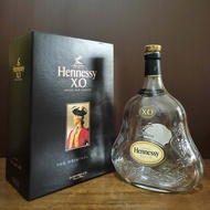 Used Bottle Of miras Hennessy XO 1 Liter+Box