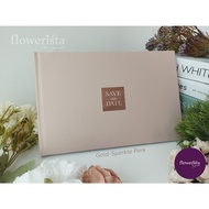 [40 Sheets] Wedding Greeting Book SAVE THE DATE (40 Sheets = 80 Pages) 
