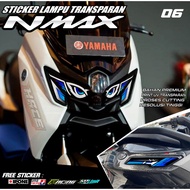 CODE 06 NMAX TURBO/NEO MOTORCYCLE LIGHT VARIATION STICKER - NMAX TURBO/ NEO MOTORCYCLE LIGHT EYEBROW