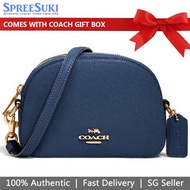 Coach Handbag In Gift Box Crossbody Bag Mini Serena Deep Blue # C7944
