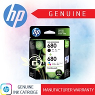 [ORIGINAL] HP 680 HP680 Combo Pack Genuine Ink Cartridge ( Black / Tri-Color ) - 100% Genuine by DrToner